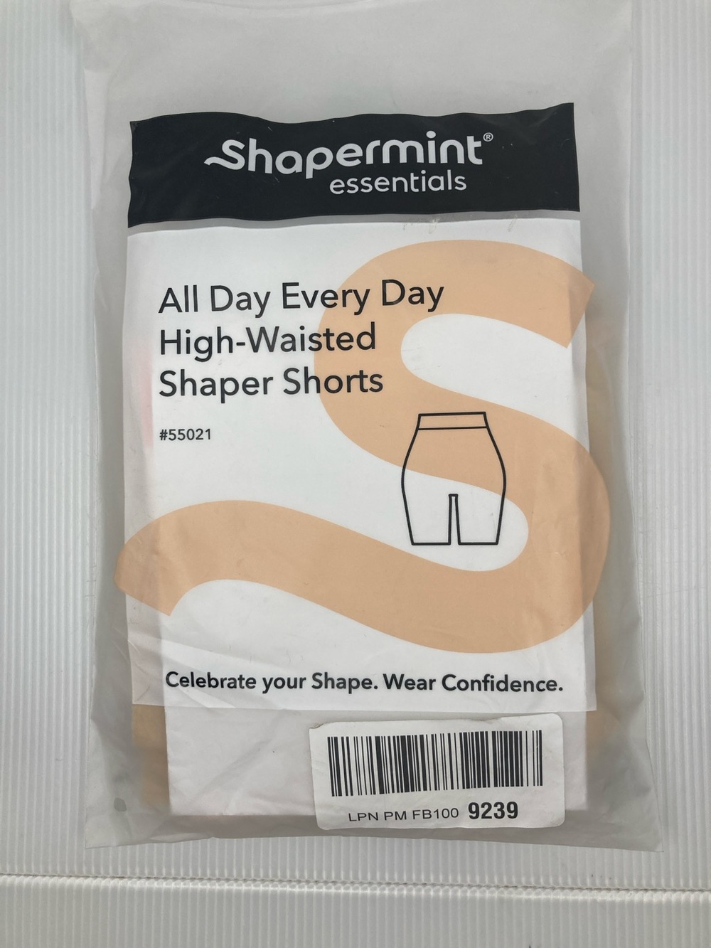 NWT All Day Shapermint Every Day High-Waisted Shaper Shorts Beige